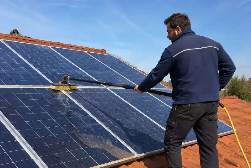 Nettoyage et entretien de panneaux solaires à Rives-d'Autise